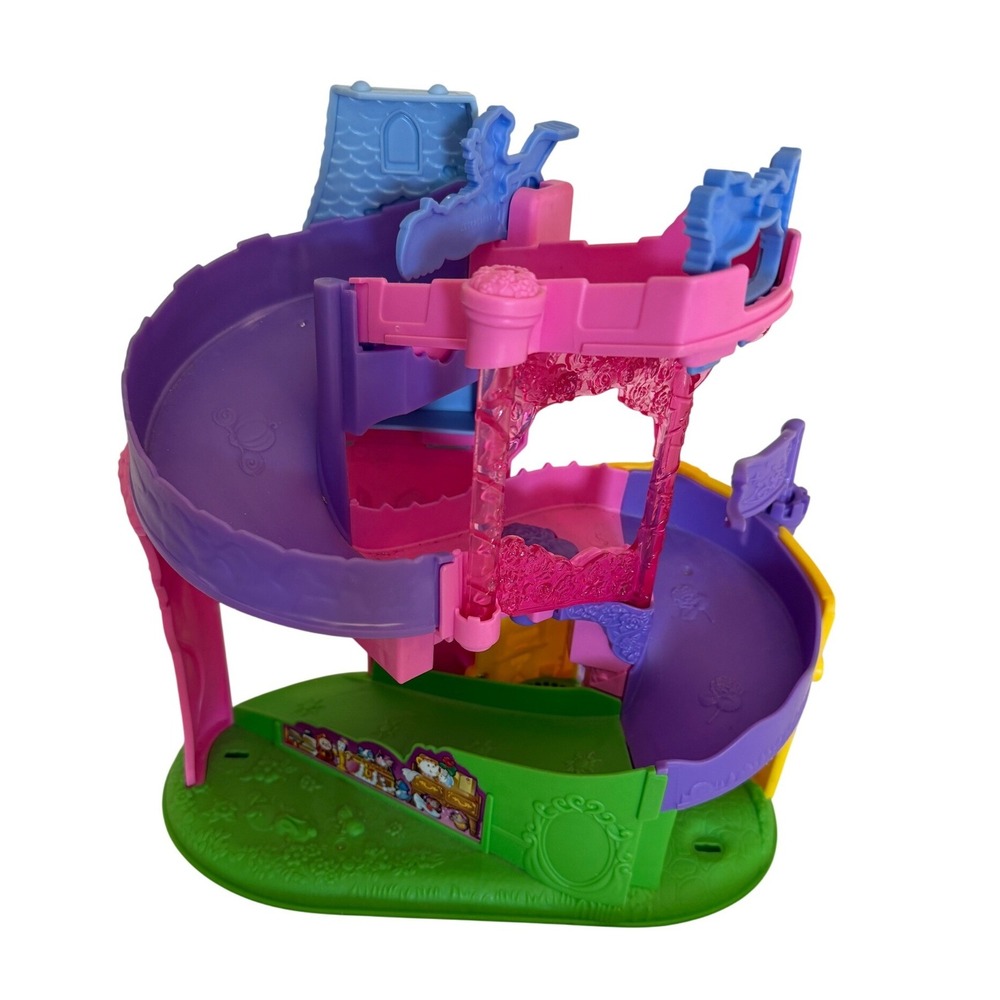 Fisher Price Little People Disney Princess Klip Klop Stable Playset Pink Purple